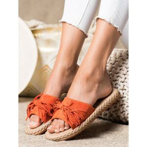 SHELOVET FLIP-FLOPS WITH TASSELS