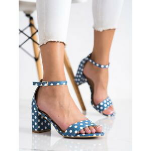 SHELOVET STYLISH DOTS SANDALS