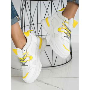 SHELOVET WHITE FASHION SNEAKERS