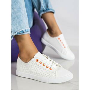 SHELOVET OPENWORK SNEAKERS MADE OF ECO LEATHER