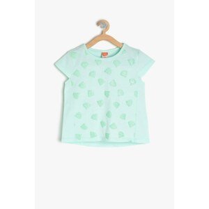 Koton Green Baby Girl Printed T-Shirt