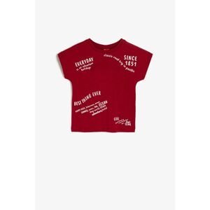 Koton Claret Red Baby Boy T-Shirt