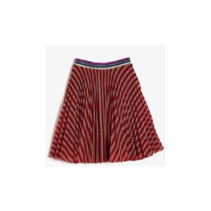 Koton Girls Red Striped Skirt for Girls