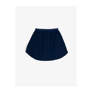 Koton Girl Navy Blue Short Skirt