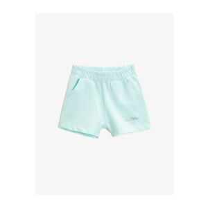 Koton Shorts - Green - Normal Waist