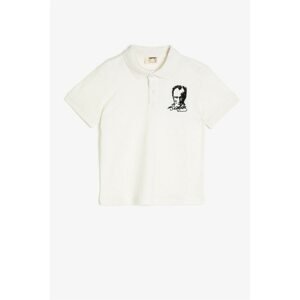 Koton Boy Kirik White Polo Collar T-Shirt