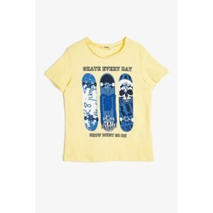 Koton Boy's Letter Printed T-Shirt