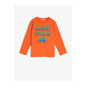 Koton Boy's Orange T-Shirt