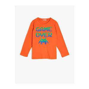 Koton Boy's Orange T-Shirt