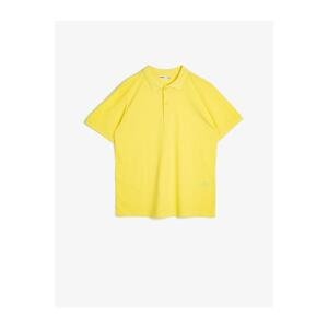 Koton Boy's Yellow Polo Neck T-Shirt
