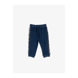 Koton Baby Boy Blue Printed Printed Sweatpants