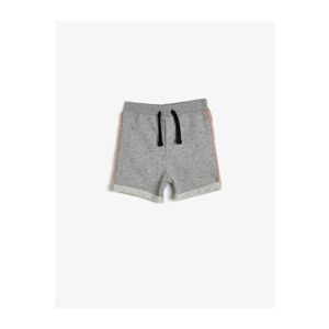 Koton Baby Boy Gray Normal Waist Shorts