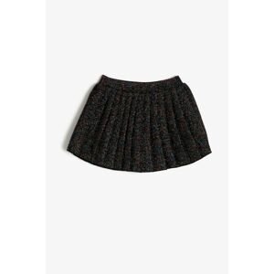 Koton Baby Girl Black Frill Detailed Skirt