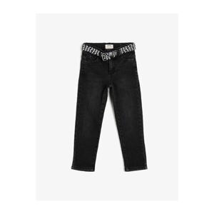 Koton Boys Normal Waist Trousers With Belt