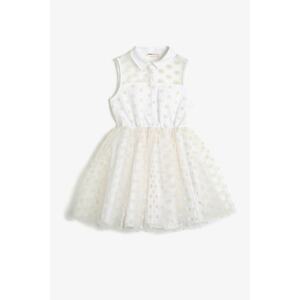 Koton Ecru Girl Dress