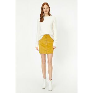 Koton Women's Mustard Skirt