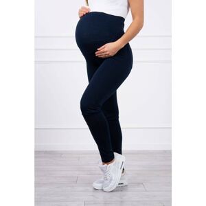 Cotton maternity pants navy blue