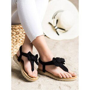 SHELOVET JAPANESE SANDALS WITH BOW