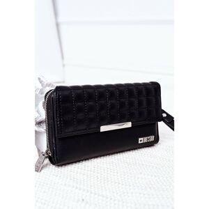 Large Wallet With A Handle Big Star HH674027 Black