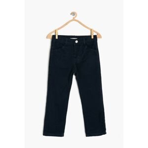 Koton Boys Navy Blue Pocket Detailed Trousers