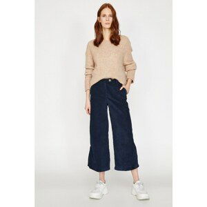 Koton Pants - Navy blue - Relaxed