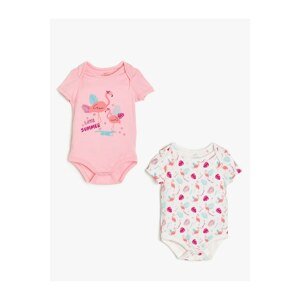 Koton Baby Girl Pink Baby Body & Bodysuit