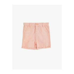 Koton Baby Boy Orange Pocket Detailed Shorts