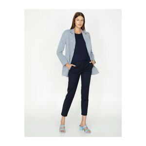 Koton Women's Navy Blue Pants