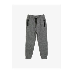 Koton Boy Gray Tie Waist Sweatpants