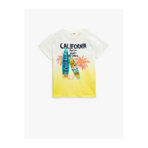 Koton Boy Printed T-Shirt Short Sleeve Crew Neck Cotton