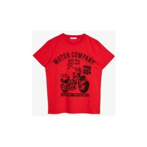 Koton Boy Printed Cotton Short Sleeve Crew Neck T-Shirt