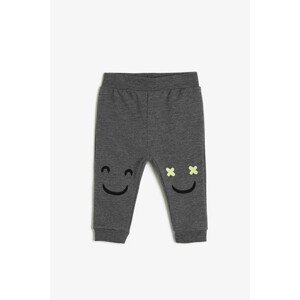 Koton Baby Boy Baby Gray Printed Sweatpants