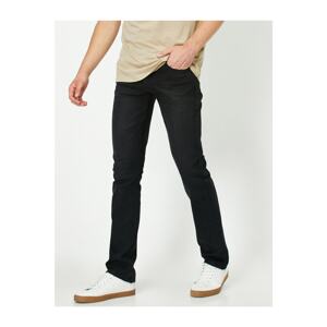 Koton Men's Mark Straight Fit Jeans