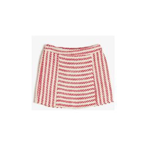 Koton Red Kids Striped Skirt
