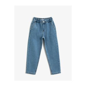 Koton Girl's LIGHT INDIGO Jean Trousers