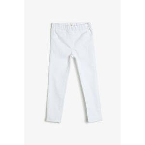 Koton Boy's White Pocket Detailed Trousers