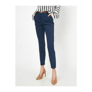 Koton Women's Navy Blue Pants