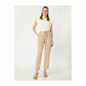 Koton Women's Taba Waistcoat Trousers