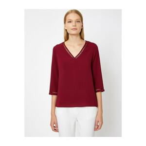 Koton Women's Burgundy Blouse