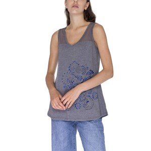 Desigual Tričko Woman Knitted T-Shirt Short Sleeve
