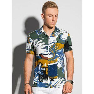 Ombre Clothing Men's shirt with short sleeves K574