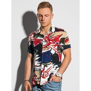 Ombre Clothing Men's shirt with short sleeves K574