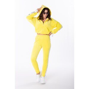 velor tracksuit with stripes
