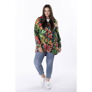 parka jacket with print