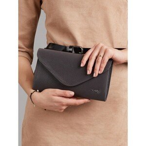 Clutch bag with a delicate graphite pattern