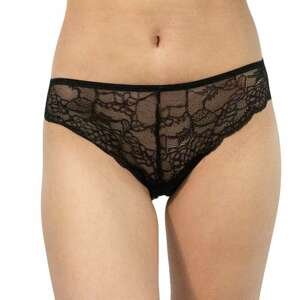 Women's panties Gina black with lace (10192)