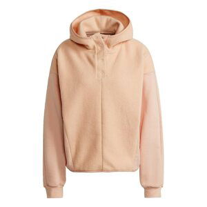 Adidas Essentials Golden Logo Sherpa Hoodie Womens