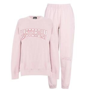 Fabric City Washed Sweatshirt and Jogger Tracksuit Co Ord Set