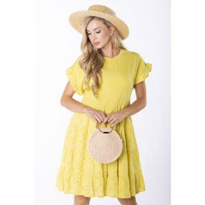 cotton dress with frills