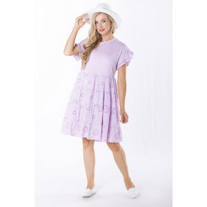 cotton dress with frills